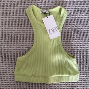 NWT Zara Cropped Tank Top